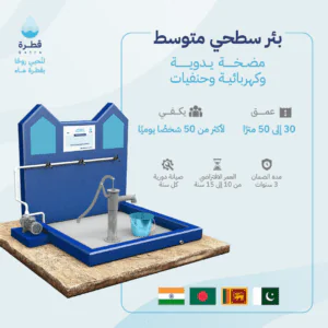 بئر سطحي متوسط